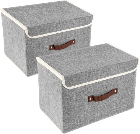 fabric storage box with steel frame|storage boxes with lids fabric.